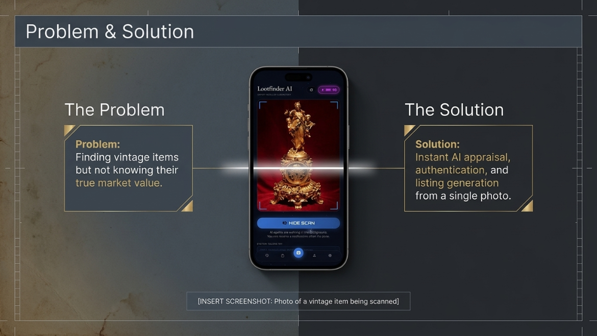 Lootfinder AI slide 1