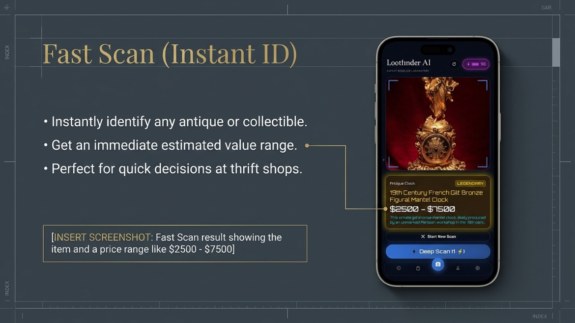 Lootfinder AI slide 2